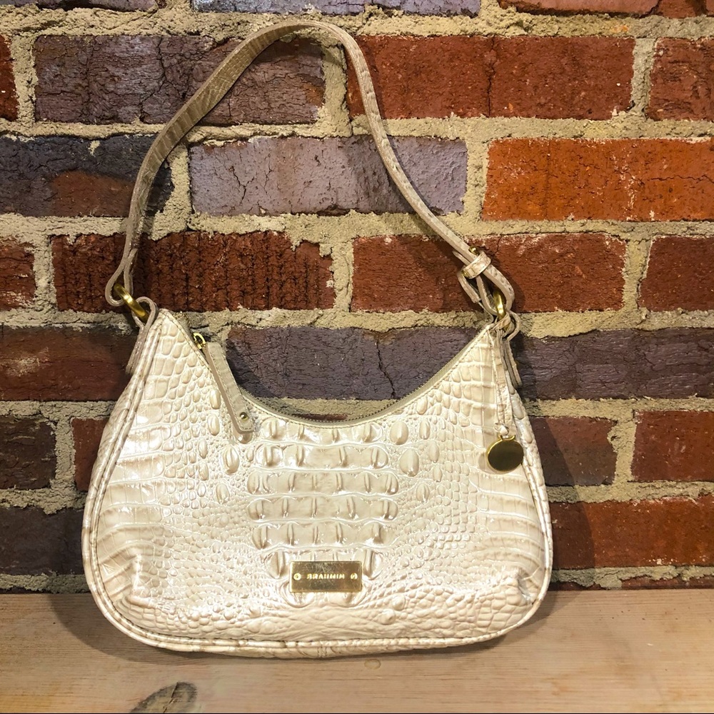 Brahmin Ivory Alligator Bag